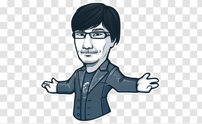 Hideo Kojima Telegram Sticker Federal Service For Supervision Of Communications, Information Technology And Mass Media Konami - Thumb Transparent PNG