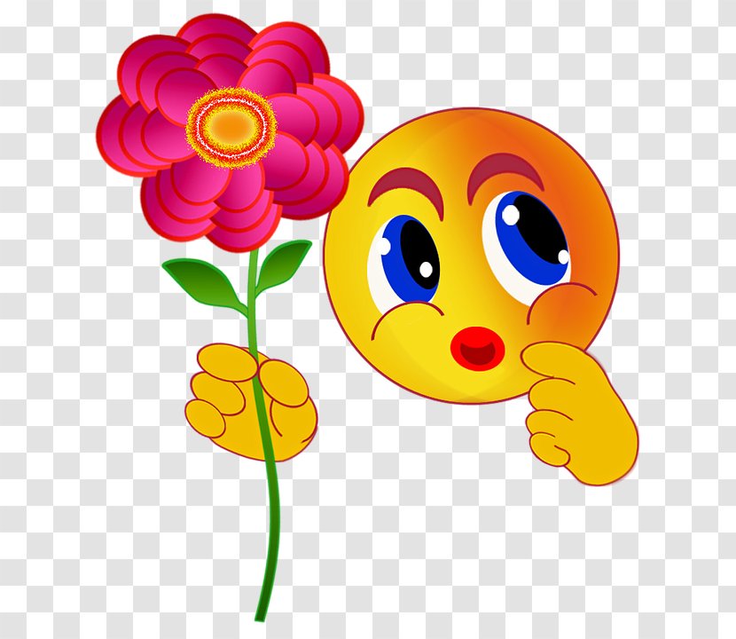 Smiley Emoticon Emoji Blog - Cut Flowers Transparent PNG