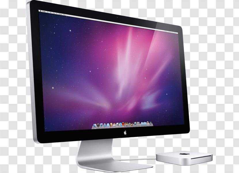 Apple Thunderbolt Display Cinema Computer Monitors Electronic Visual - Led Backlit Lcd - Mac Monitor Transparent PNG