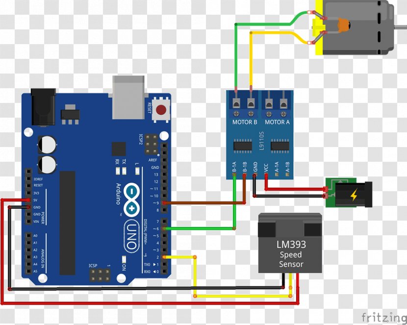 Arduino VGA Connector Servo Control Electronics Sensor - Stepper Motor - Electric Bus Transparent PNG