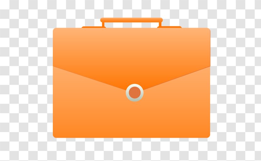 Download Man - Briefcase - Orange Transparent PNG