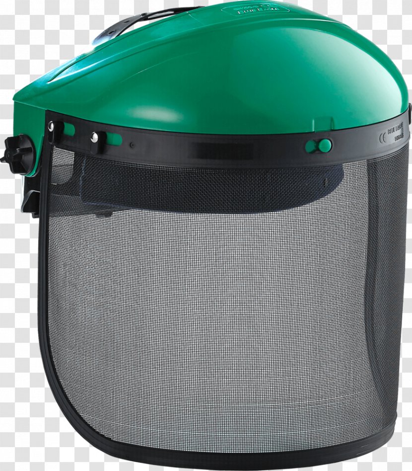 Helmet Visor Green Blue EN 166 - Steel - Fire Electric Blanket Transparent PNG