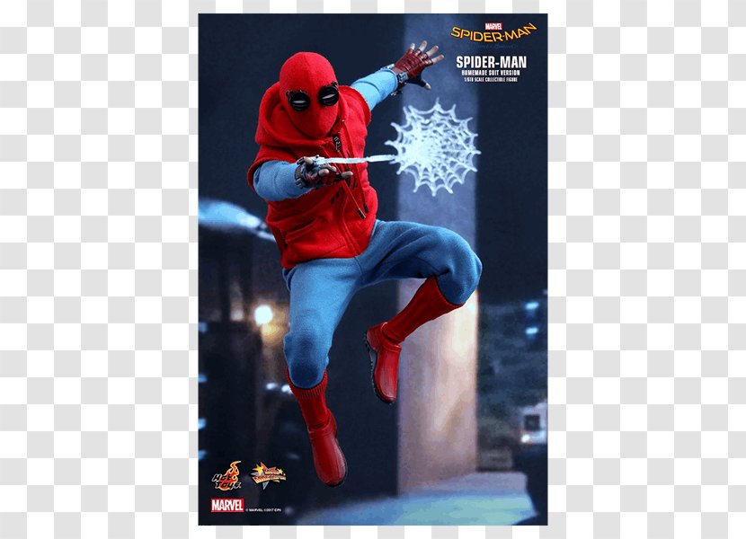Spider-Man: Homecoming Hoodie Hot Toys Limited Marvel Universe - Cinematic - Day Transparent PNG