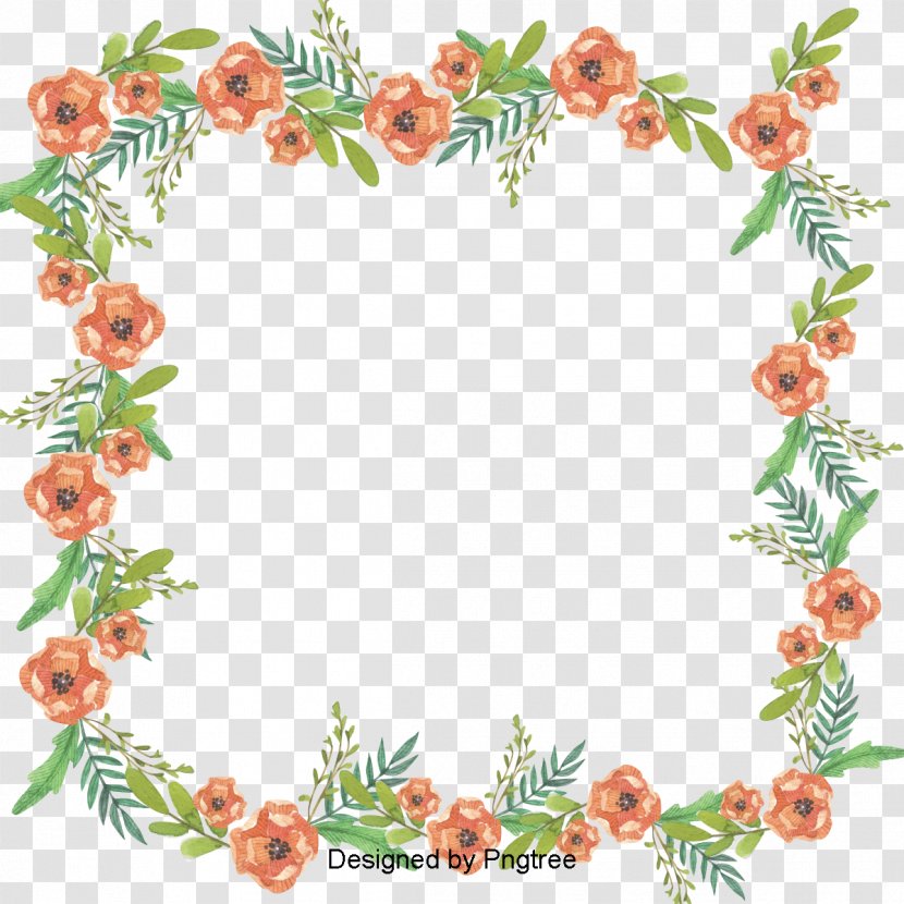 Borders And Frames Picture Clip Art Flower Photo Frame - Wedding Transparent PNG