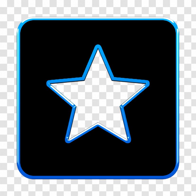 Rating Icon - Electric Blue - Star Transparent PNG