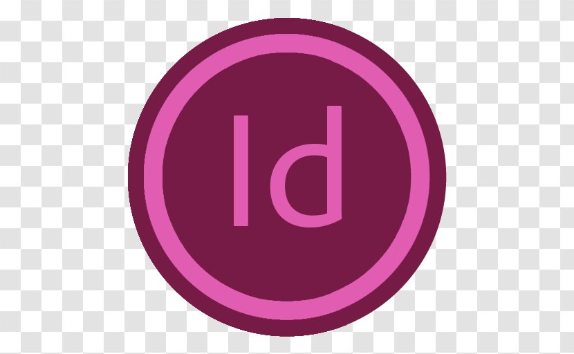Pink Purple Brand Symbol - Adobe Creative Cloud - App Indesign Transparent PNG
