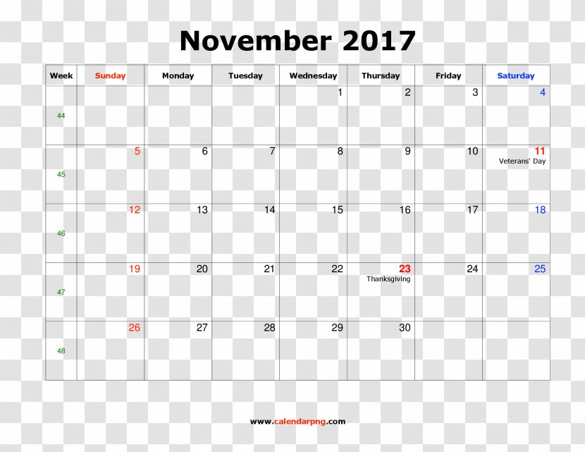 Calendar 0 1 Microsoft Word Template - 2017 Transparent PNG