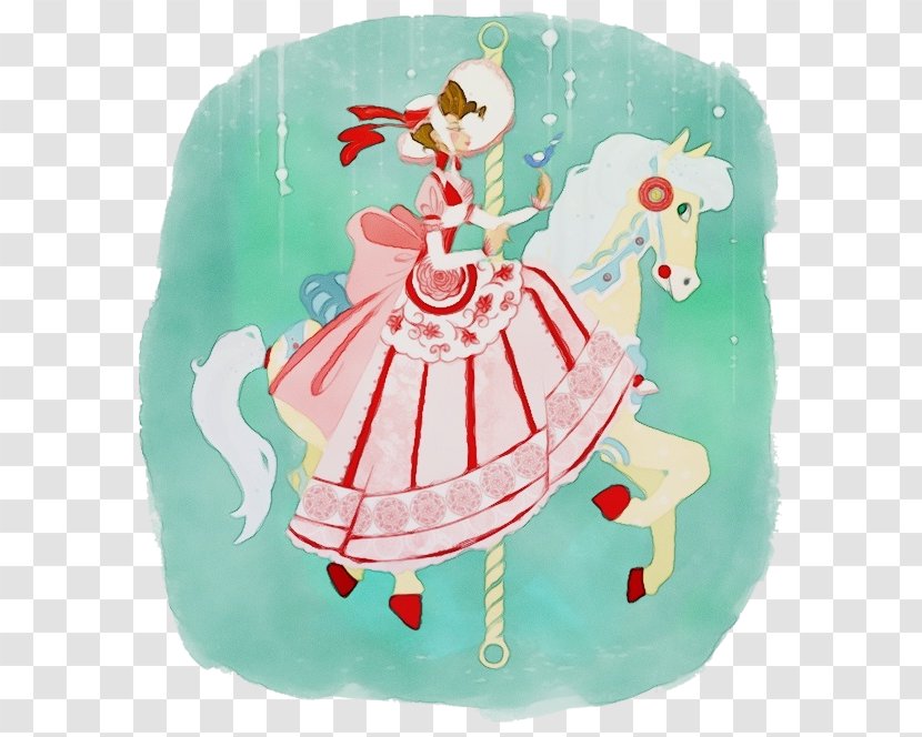 Christmas Watercolor - Costume - Cartoon Character Created By Transparent PNG