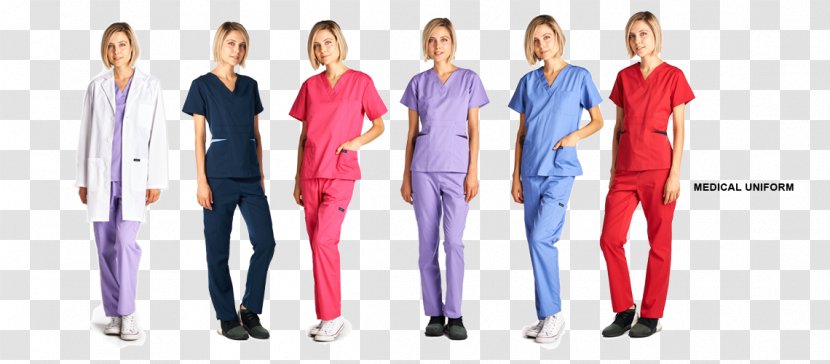 Clothing Nurse Uniform Scrubs Health Care - Silhouette - Women Dress Transparent PNG