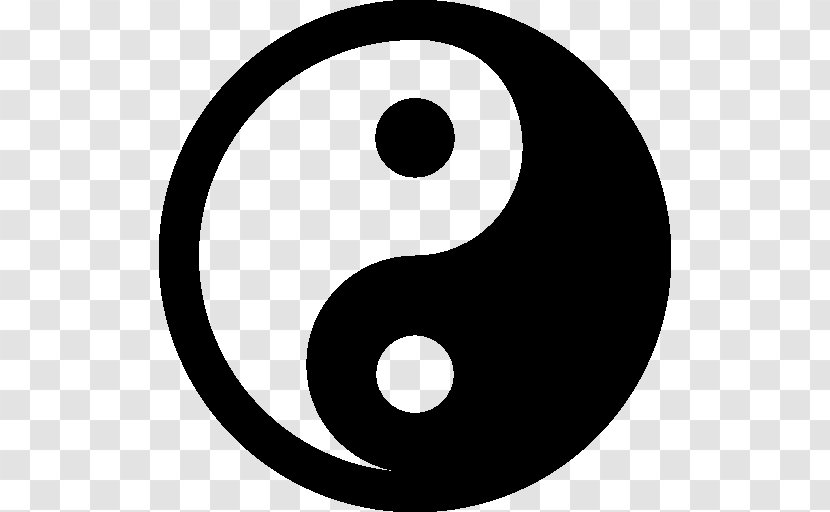 Yin And Yang Symbol - Taiji Transparent PNG