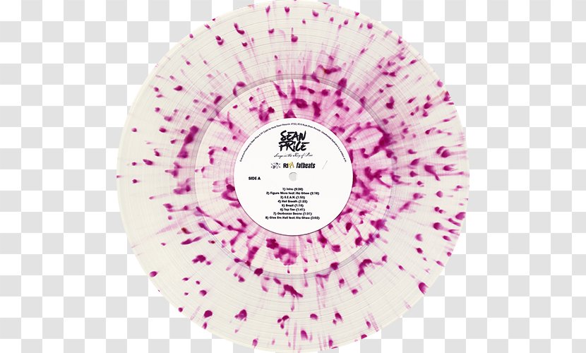 Songs In The Key Of Price Phonograph Record LP Polyvinyl Chloride Pink M Transparent PNG