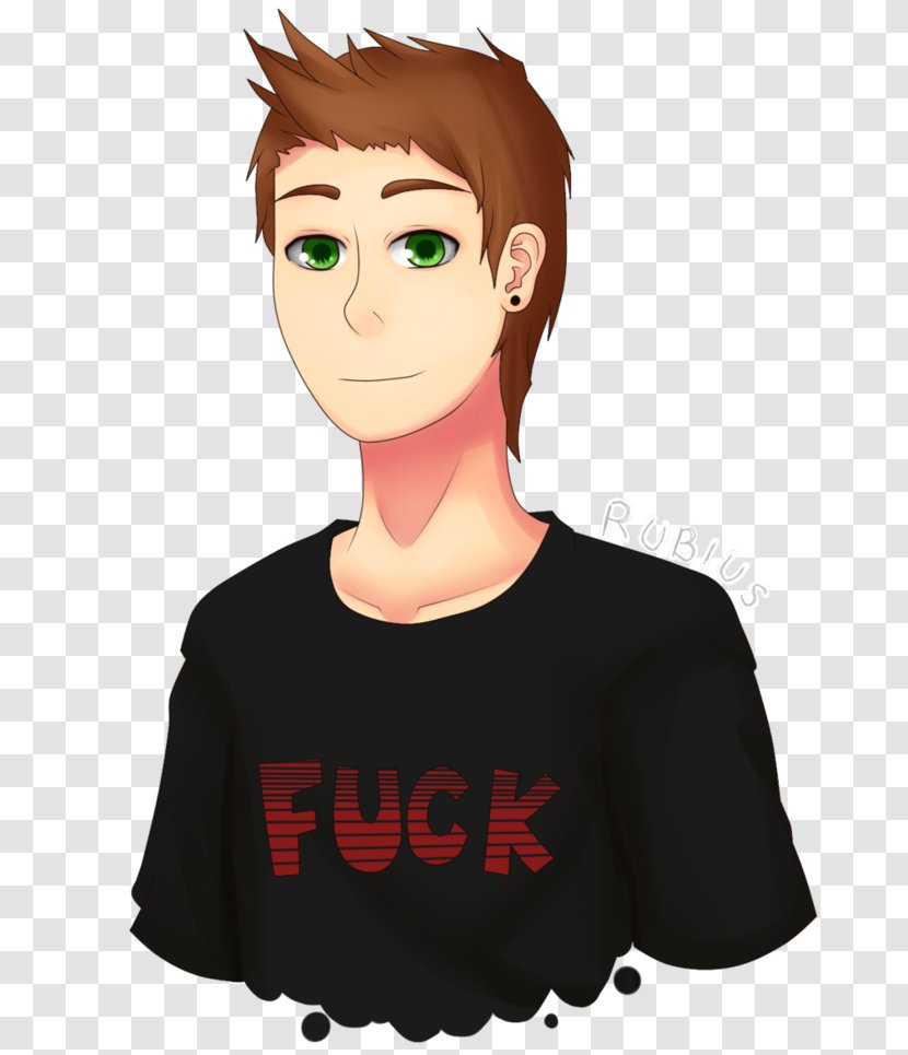 Mouth T-shirt DeviantArt Drawing Facial Hair - Heart - El Rubius Transparent PNG