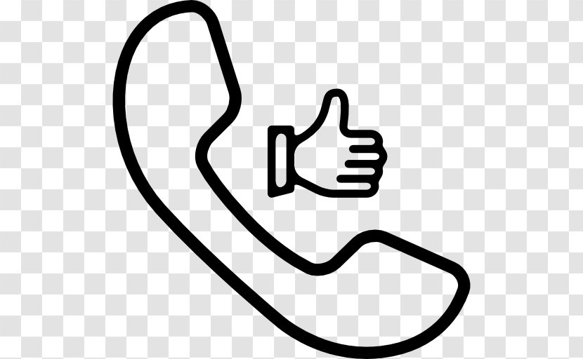 Symbol Mobile Phones Telephone Call - Finger Transparent PNG