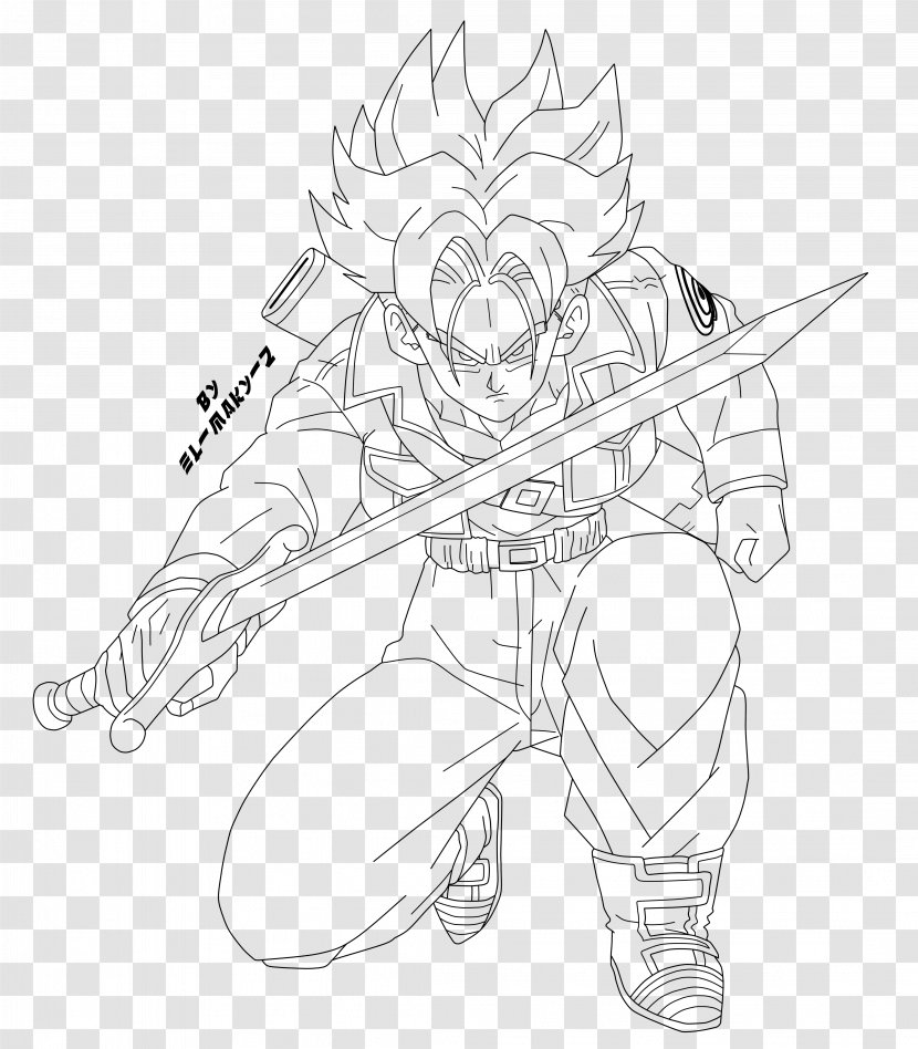 Trunks Goku Gohan Drawing Gotenks - Art - Travel Transparent PNG