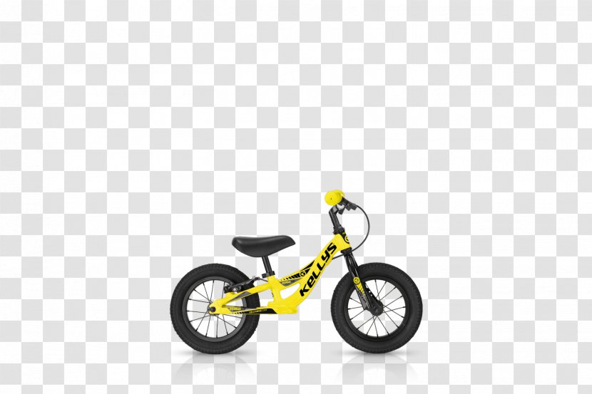 Balance Bicycle Kellys Child Brake - Wheel - Yellow Kite Transparent PNG