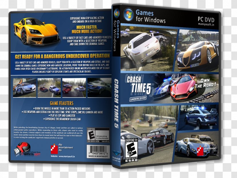 Need For Speed: Undercover Crash Time 4: The Syndicate PlayStation 3 Car Game - Brand Transparent PNG