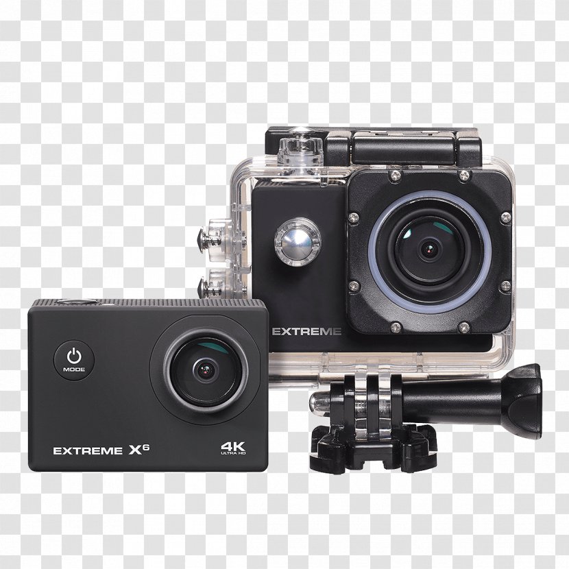 Nikkei Extreme X6 Action Camera Video Cameras 4K Resolution - 4k - Accessory Transparent PNG