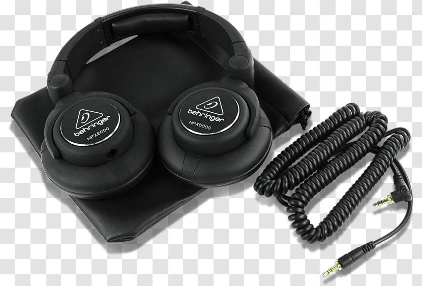 Headphones BEHRINGER HPX6000 Disc Jockey HPS3000 - Audio Equipment Transparent PNG