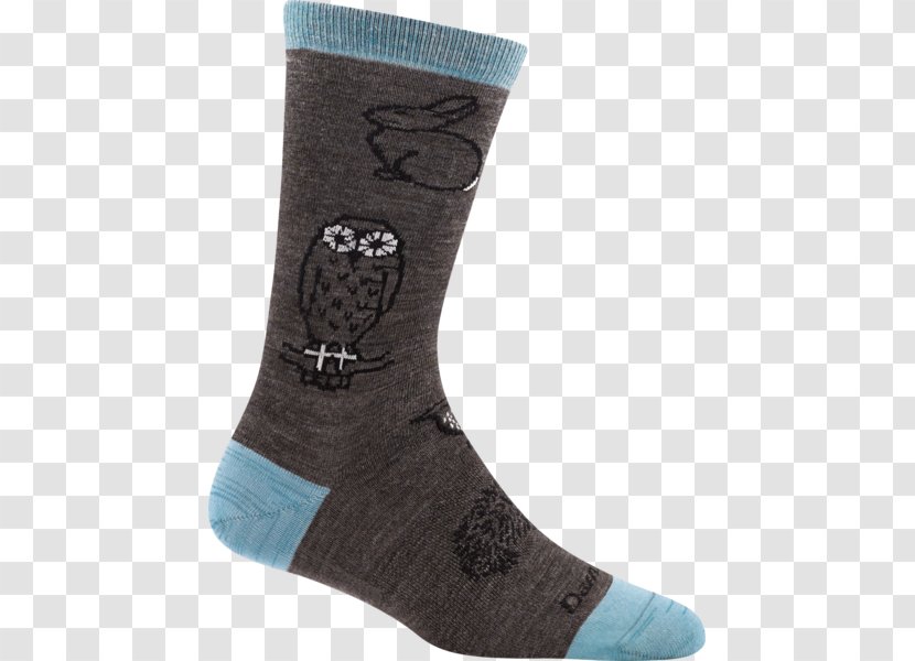 Sock Cabot Hosiery Mills Clothing Darn Tough Brand - Color - Woodland Creatures Transparent PNG