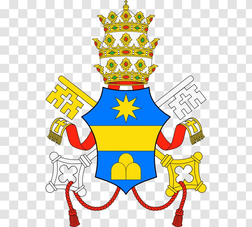 Papal Armorial Pope Coat Of Arms Escutcheon - Francis - Heraldry Transparent PNG