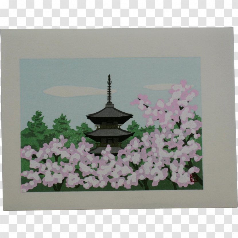 Japanese Art Woodblock Printing Cherry Blossom - Flower - Japan Transparent PNG