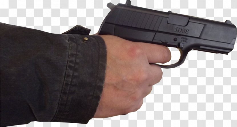 Pistol Handgun Web Browser Firearm - Revolver Transparent PNG