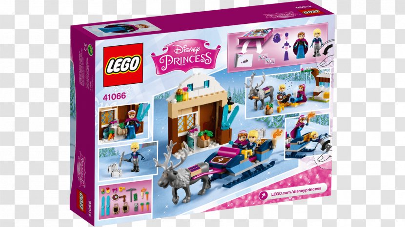 LEGO 41066 Disney Princess Anna & Kristoff’s Sleigh Adventure Elsa - Toy Transparent PNG