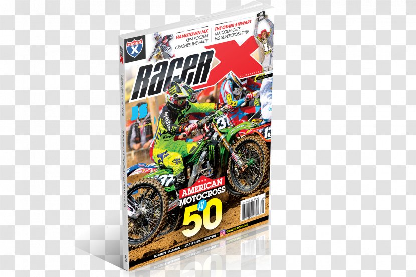 Magazine Road Racer X Illustrated Motocross Monster Energy AMA Supercross An FIM World Championship 0 - West Virginia - Advertising Transparent PNG
