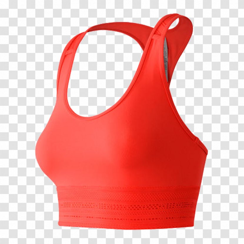 New Balance Clothing Sports Bra Top - Silhouette - Woman Transparent PNG