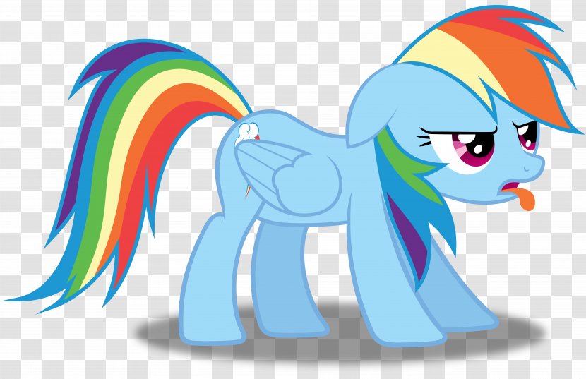 Rainbow Dash Pinkie Pie Pony Applejack Rarity - Cartoon - Gurgling Transparent PNG