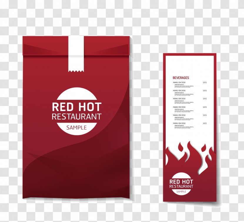 Paper Bag Computer File - Brand - Vector Red Bags Transparent PNG