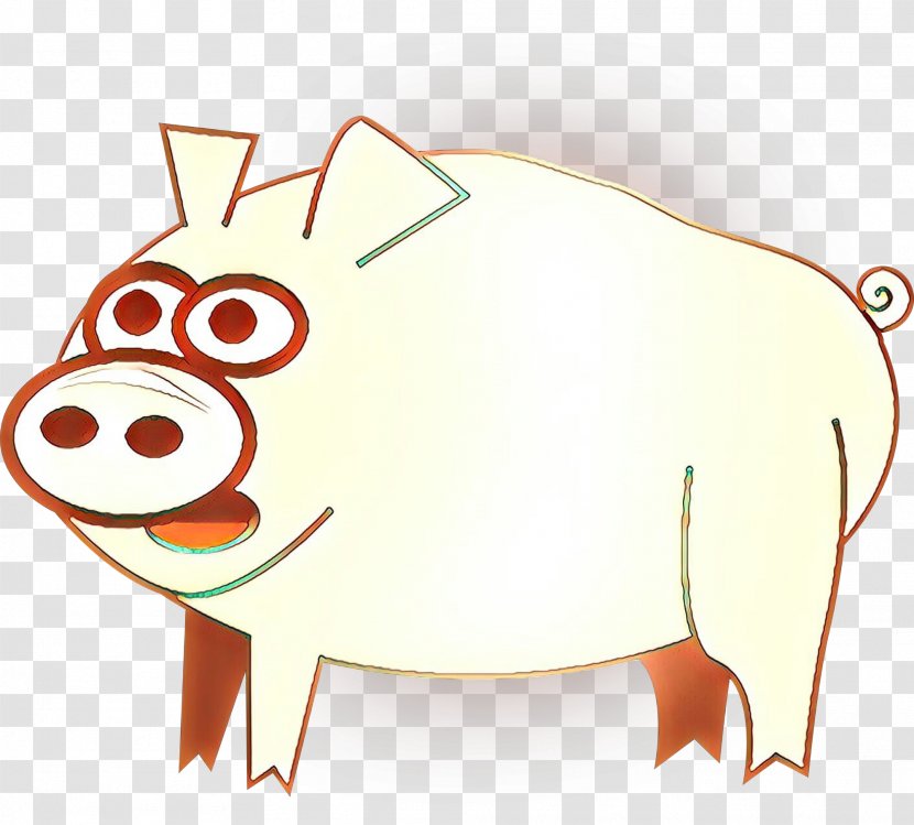 Clip Art Cartoon Snout Domestic Pig Suidae - Boar - Fawn Transparent PNG