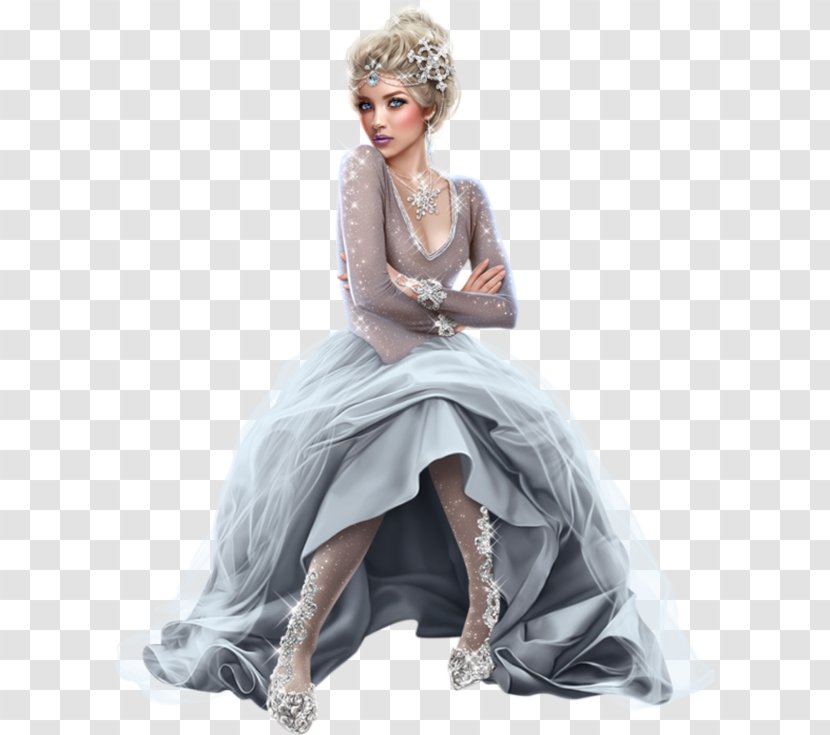 Woman Queen Of Hearts Winter Female Dress - Tree Transparent PNG