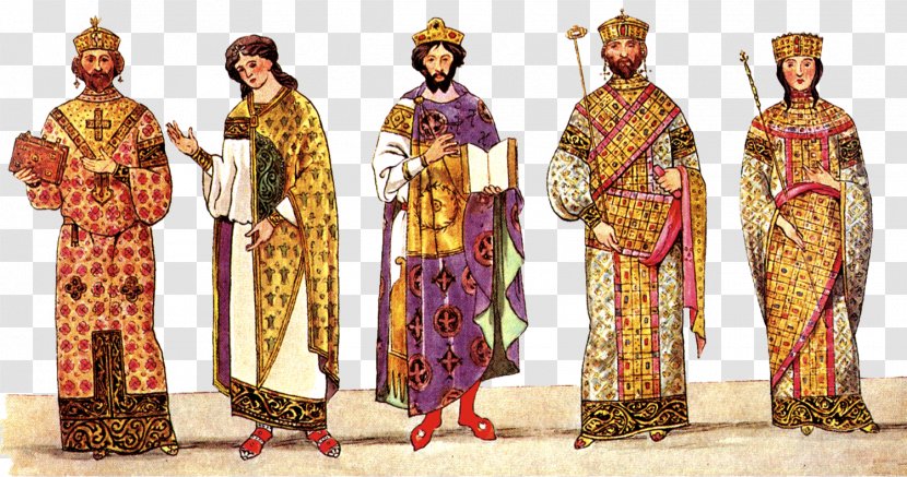 Byzantine Empire Byzantium Clothing Dress Fashion - Outerwear Transparent PNG
