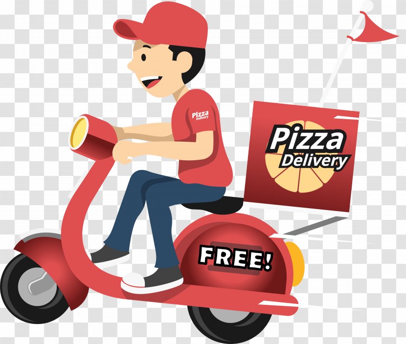 Pizza Delivery Take-out Bento - Technology - Car Transparent PNG