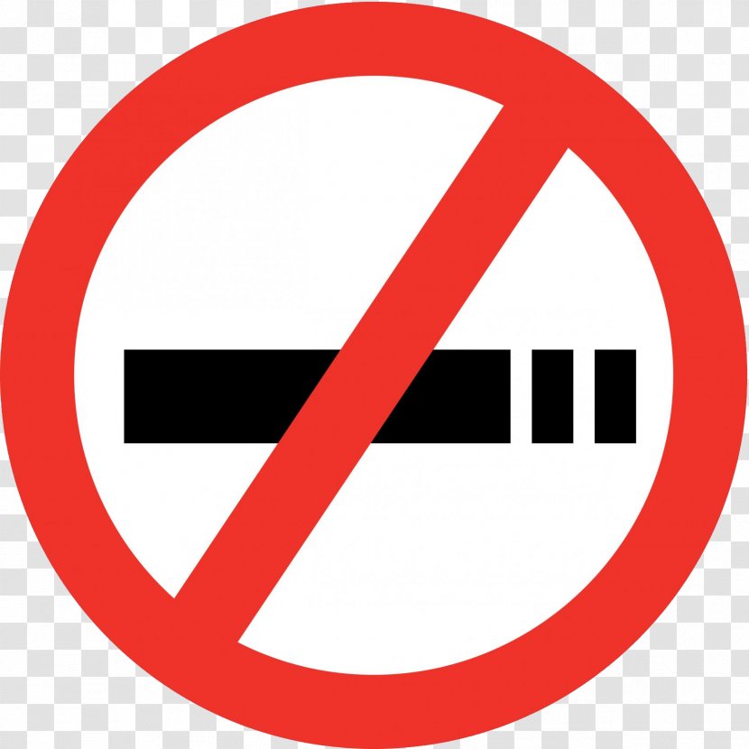 Cigarette Smoking Ban - Sign - No Transparent PNG