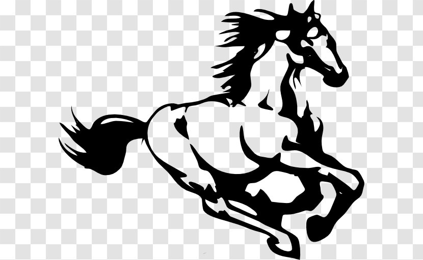 Mustang Mare Stallion Clip Art - Mammal - Technological Sense Runner Transparent PNG