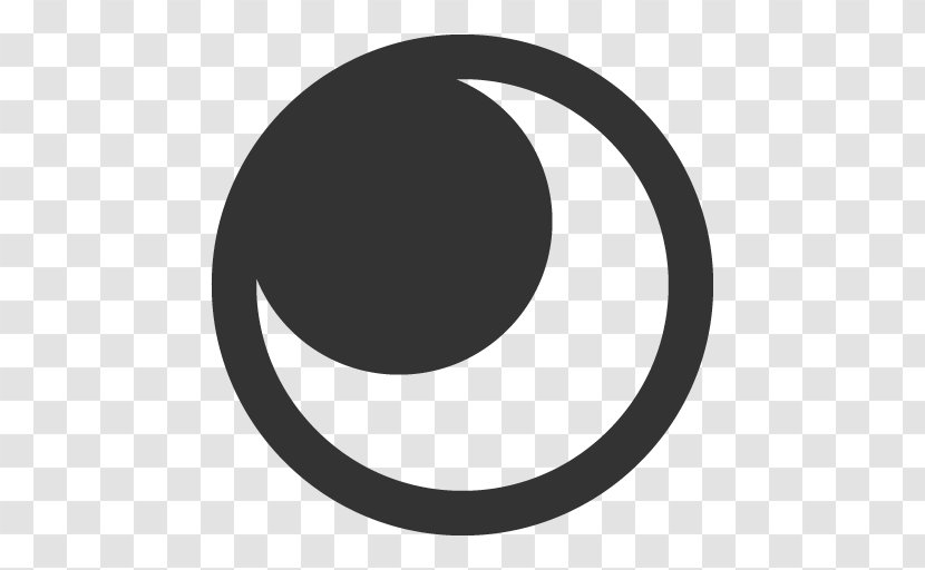 Crescent Circle Logo Black M Transparent PNG