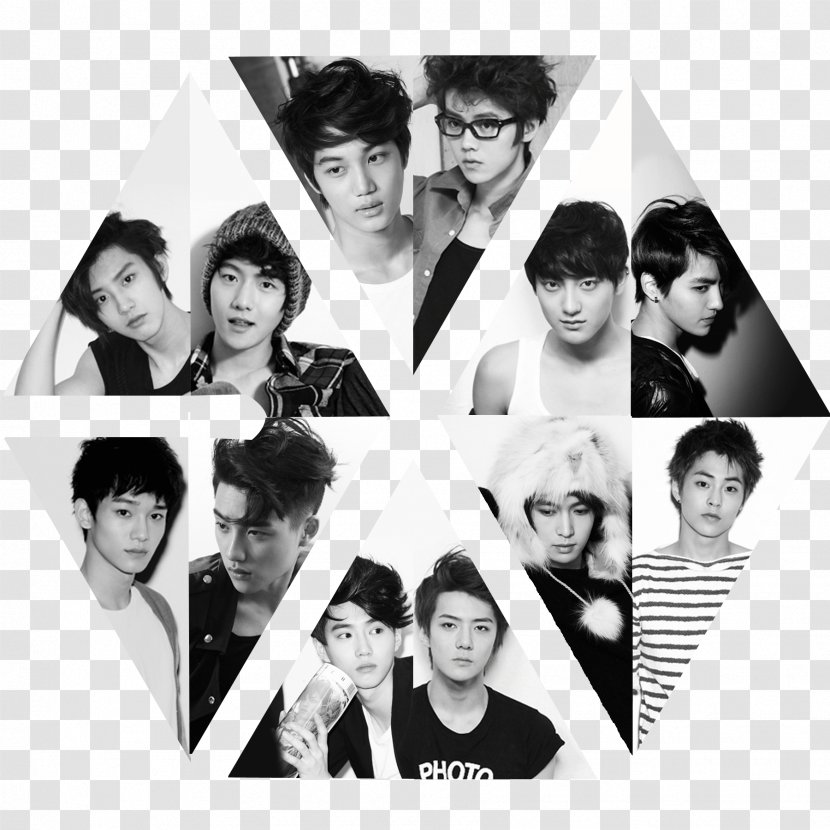 EXO BTS K-pop XOXO Power - Heart - Silhouette Transparent PNG