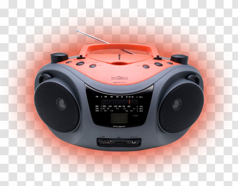 Boombox Radio Sound Lenoxx Electronics Corporation - Cd Player Transparent PNG