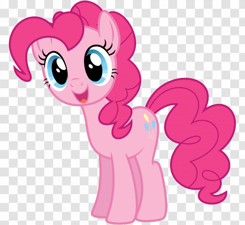 Pinkie Pie Rainbow Dash Pony Applejack Rarity - Silhouette - Cartoon Transparent PNG