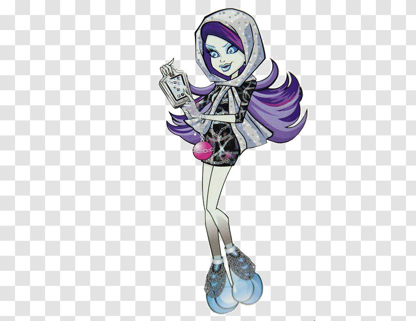 Monster High Spectra Vondergeist Daughter Of A Ghost Lagoona Blue Draculaura Doll - Silhouette - Last Day Transparent PNG