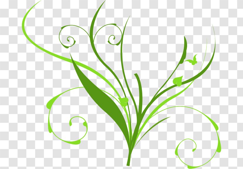 Leaf Clip Art Plant Stem Flower Line - Artwork - Vine Transparent PNG
