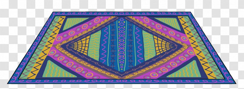 Area Symmetry Textile Triangle Pattern - Purple Transparent PNG