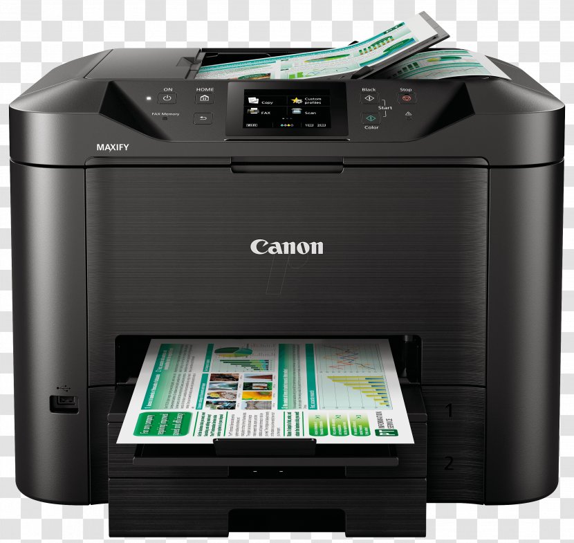 Multi-function Printer Inkjet Printing Small Office/home Office Canon MAXIFY MB2720 - Multifunction Transparent PNG