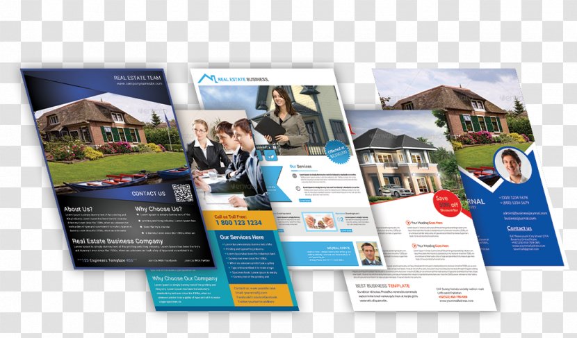 Display Advertising Photographic Paper Brand - Real Estate Promotion Page Transparent PNG