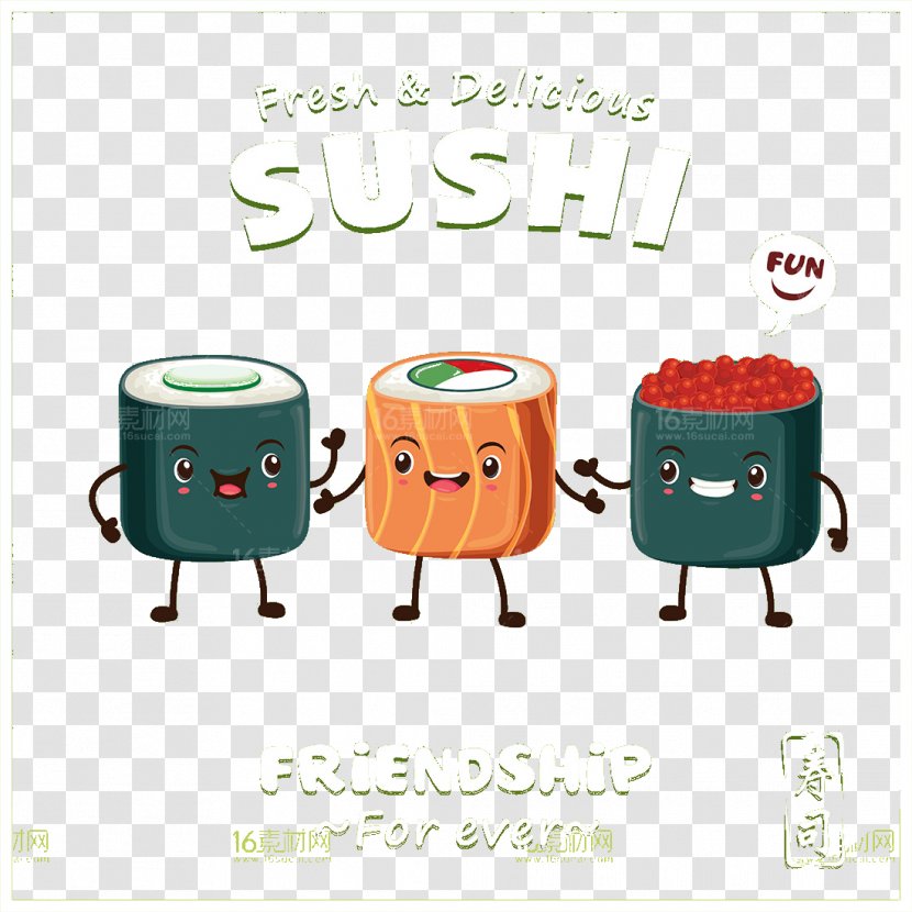 Sushi Japanese Cuisine - Cooking Transparent PNG