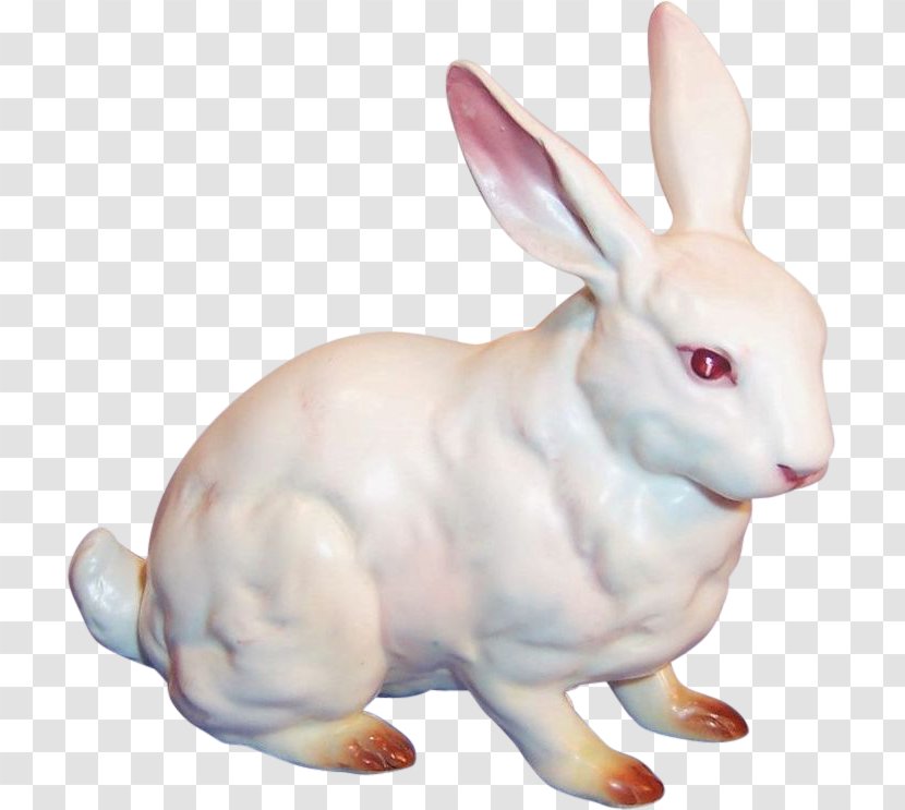 Domestic Rabbit Easter Bunny Snowshoe Hare Porcelain - Container Transparent PNG