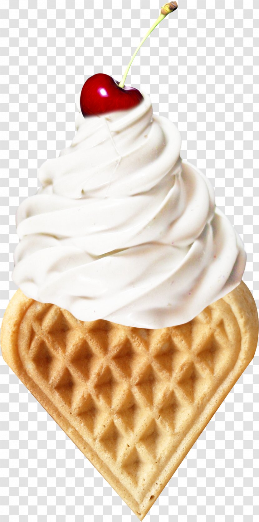 Belgian Waffle Ice Cream Breakfast - Meal Transparent PNG