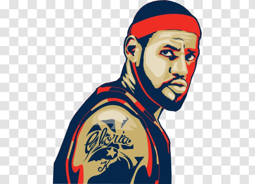 LeBron James Miami Heat Cleveland Cavaliers The NBA Finals - Wall Decal - Lebron Transparent PNG
